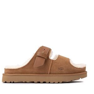 Womens UGG® Greenport Strap Slide Sandal - Chestnut